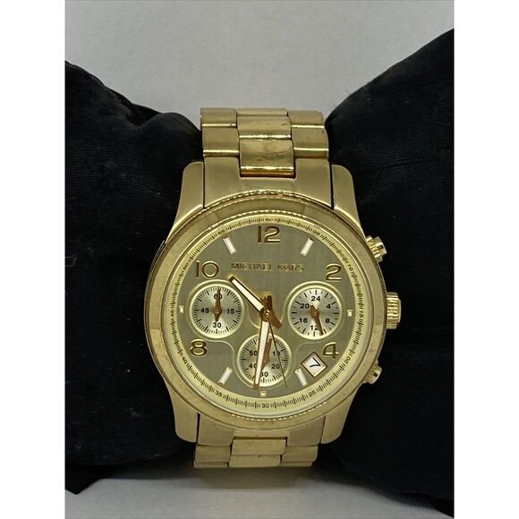 Michael Kors Runway MK5055 Womens Stainless Steel Analog Dial Quartz Watch MP843 - Picture 3 of 12